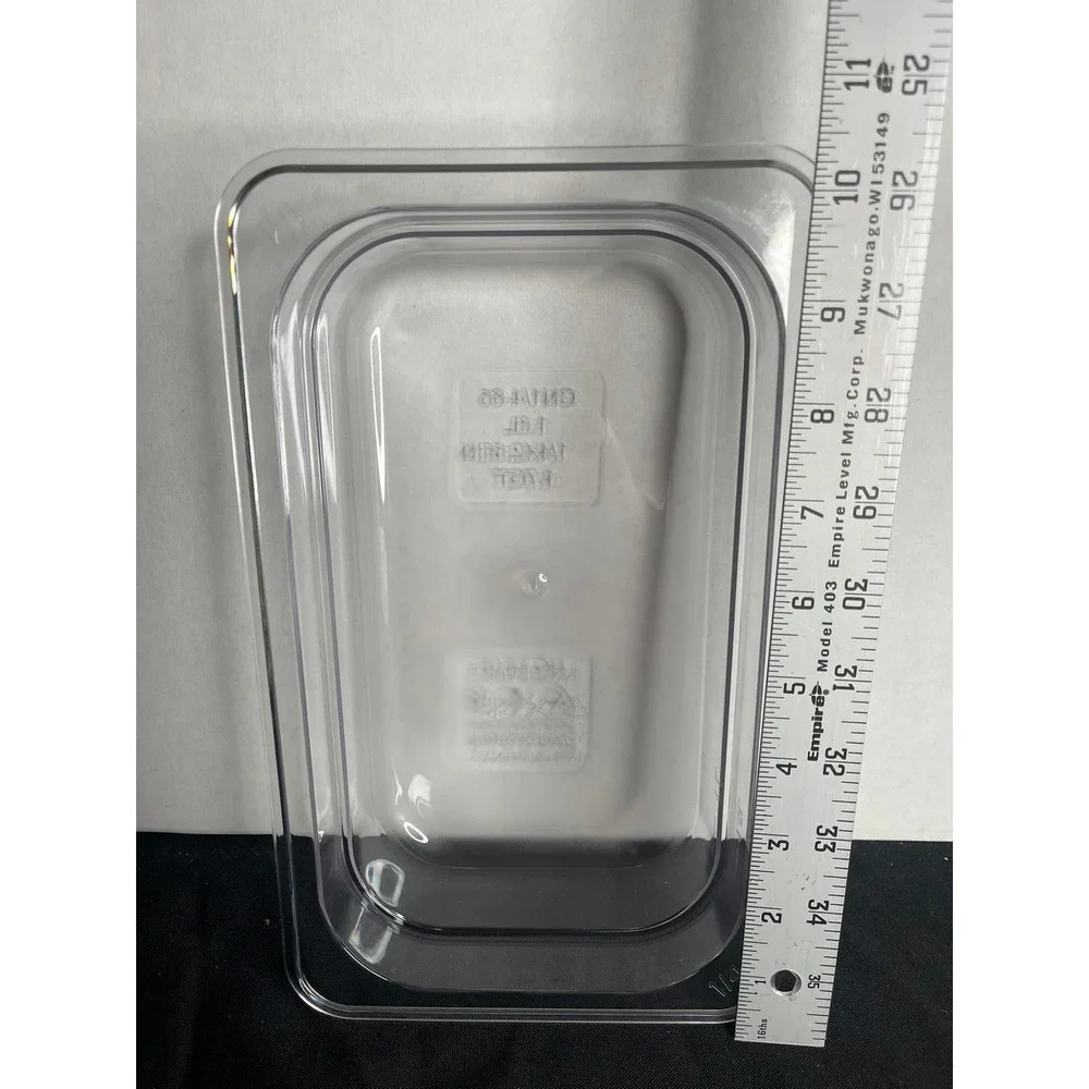 Unbranded clear polycarbonate